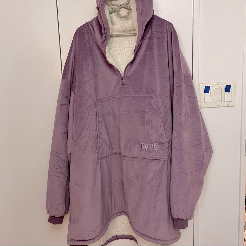 Purple / Lilac Comfy - One Size - Wearable Blanket